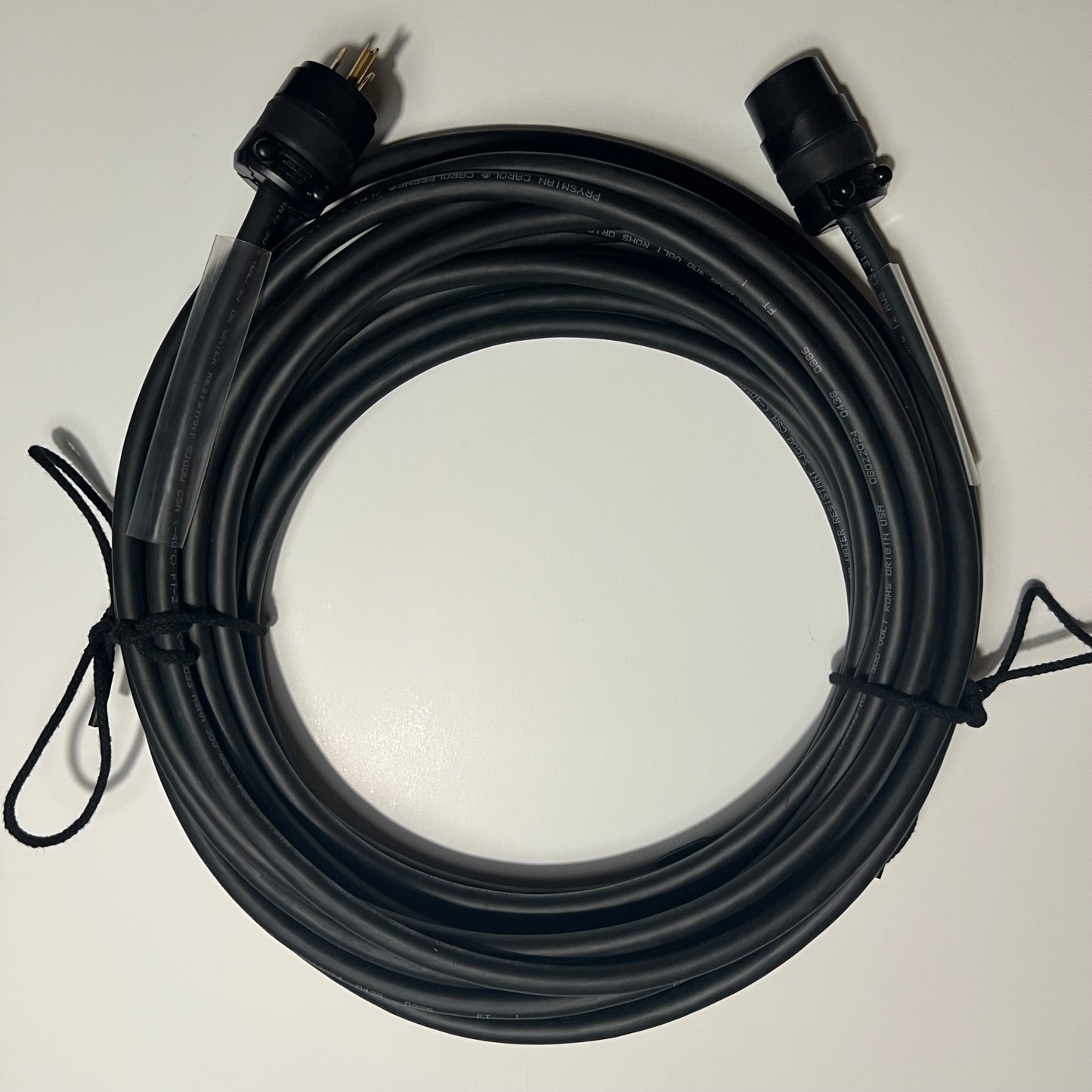 "Stinger" Edison Extension Cord with No-Fray Ties, 12/3 SJOOW