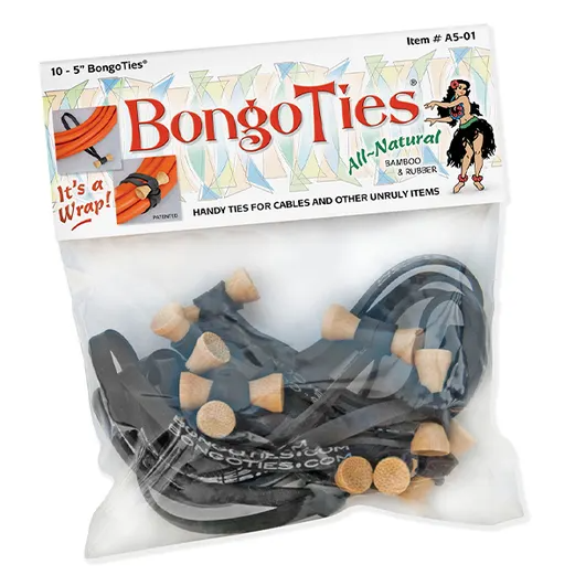 Bongo Ties (Multiple Colors) (Pack of 10)