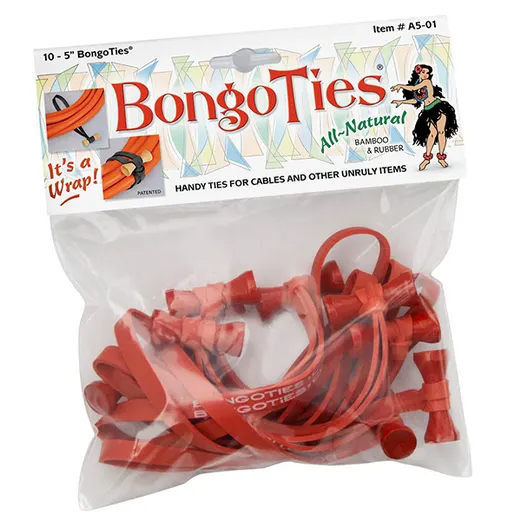 Bongo Ties (Multiple Colors) (Pack of 10)