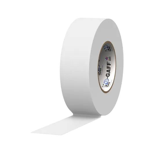 ProTape 2" White Gaffer's Tape - 55yd Roll