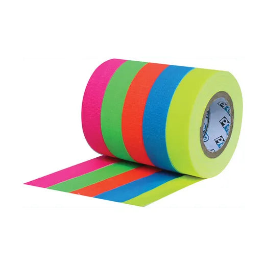 ProTape Pocket Spike Stack 1/2" x 6yd - Fluorescent Colors